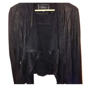 BNCI Vegan Suede Drape Jacket